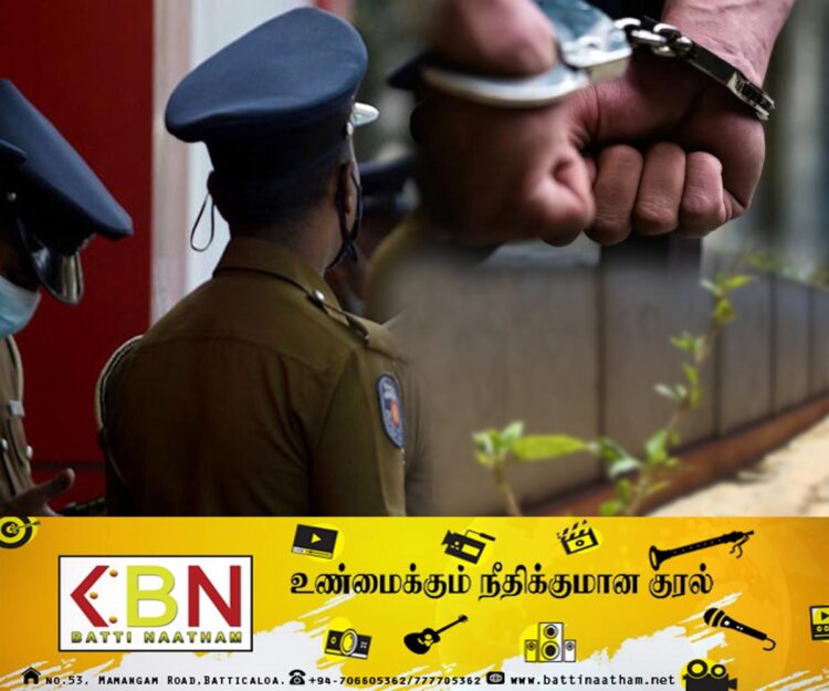 இரவில் காதலியின் வீட்டிற்கு மறைவாக சென்று வந்த இளைஞன் கைது; மட்டக்களப்பில் சம்பவம்!