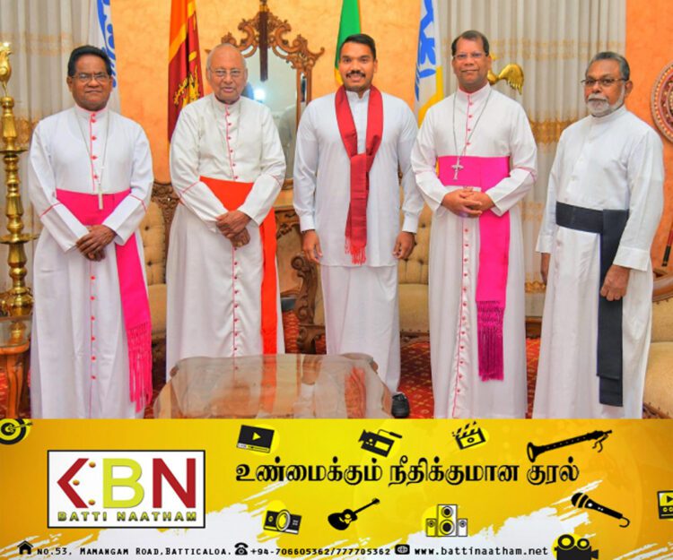 நாமல்- பேராயர் மெல்கம் ரஞ்சித் சந்திப்பு!