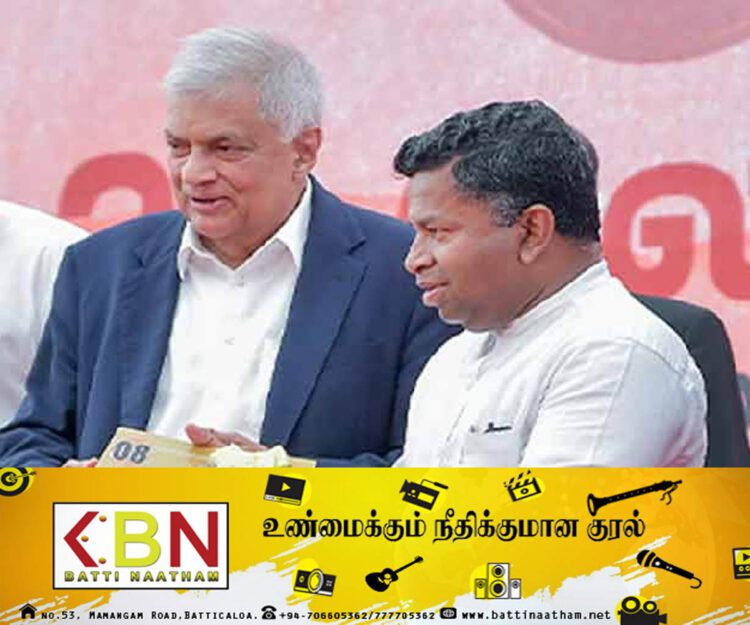 ரணிலுக்கே ஆதரவு; இராஜாங்க அமைச்சர் சந்திரகாந்தன் தெரிவிப்பு!