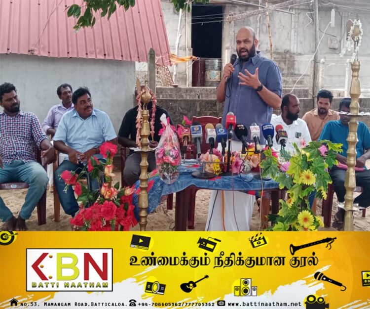 தலைவர் காட்டிய சின்னம் தமிழரசு கட்சியின் வீட்டுச் சின்னம்- மக்களுக்கு சரியான பாதையை காட்டுவோம்; சாணக்கியன்!