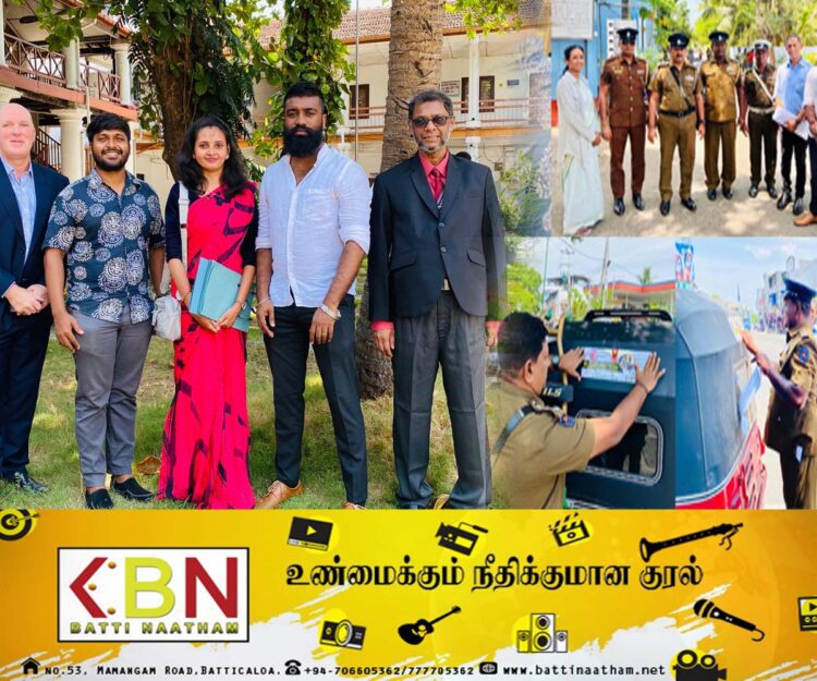 ஆள்கடத்தல் விழிப்புணர்வு தினத்தினை முன்னிட்டு மட்டக்களப்பில் ஒட்டிகள் வழங்கும் நிகழ்வு!