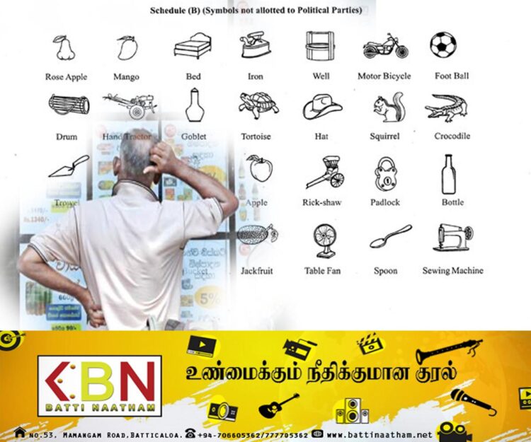 ஜனாதிபதி தேர்தலில் 196 சின்னங்கள்!