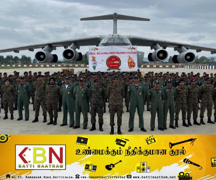 இலங்கை – இந்திய இராணுவ கூட்டுப்பயிற்சி இலங்கையில் ஆரம்பம்!