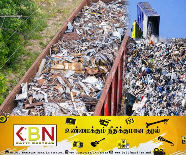 புகையிரதத்தின் மூலம் குப்பைகளை ஏற்றிச் செல்லும் திட்டம் ஆரம்பம்!