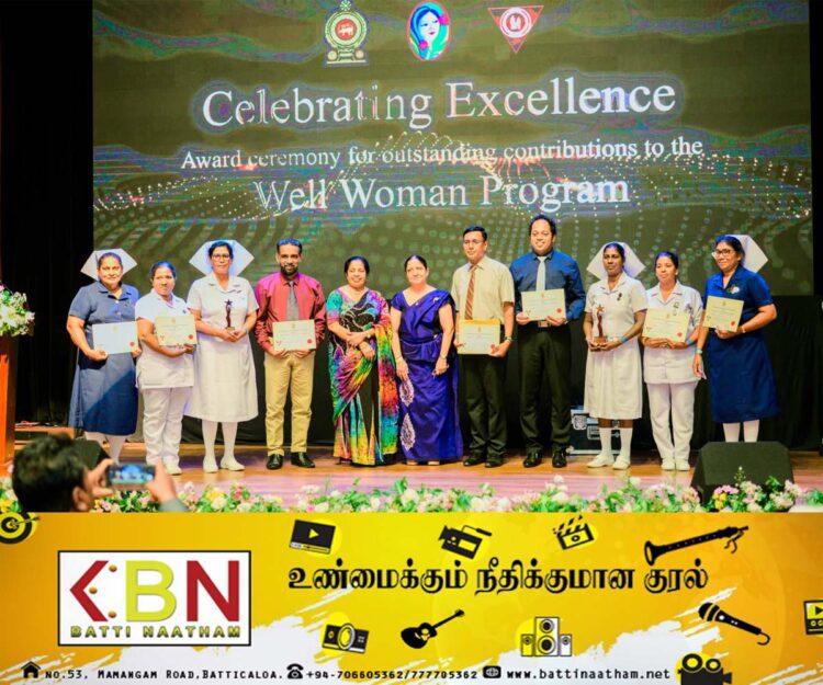 தேசிய விருதை வென்றது வாழைச்சேனை சுகாதார வைத்திய அதிகாரி அலுவலகம்!