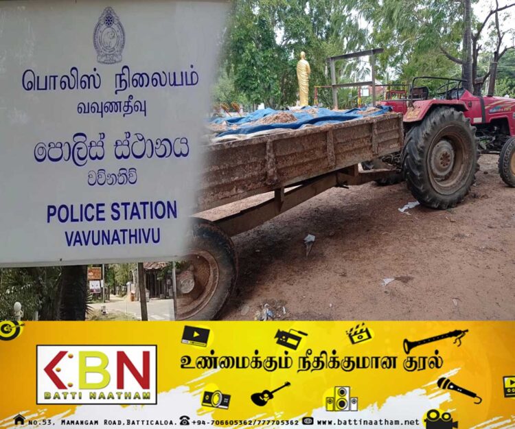 மட்டு வவுணதீவு பகுதியில் சட்டவிரோத மண்ணகழ்வில் ஈடுபட்டவர் கைது!