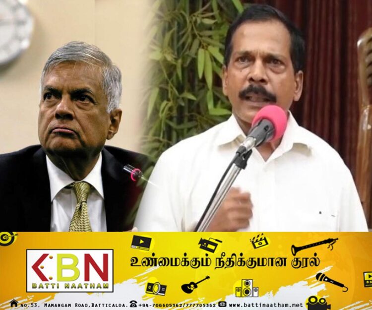 வன்னி நாடாளுமன்ற உறுப்பினர் வினோ நோதராதலிங்கம் மீது நடவடிக்கை எடுக்கப்போவதாக அறிவிப்பு！