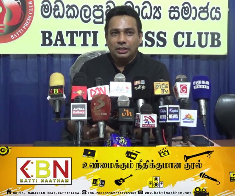 தனது செயலாளர் கைதுசெய்யப்பட்டமை திட்டமிட்ட செயற்பாடு; இராஜாங்க அமைச்சர் வியாழேந்திரன்!