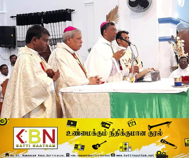 மட்டு ஆயராக அன்டன் ரஞ்சித் ஆண்டகை தமது பணியினை பெறுப்பேற்றுக்கொண்டார்!