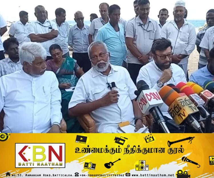 கடற்றொழில் அமைச்சர் டக்ளஸ் தேவானந்தா மட்டக்களப்பு பூநொச்சிமுனைக்கு விஜயம்!