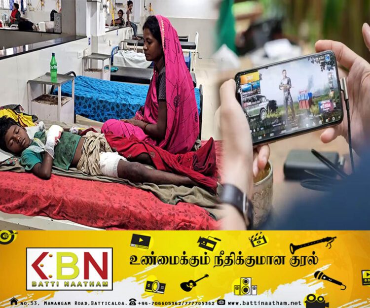 தொலைபேசி வெடித்ததில் சிறுவன் வைத்தியசாலையில் அனுமதி!