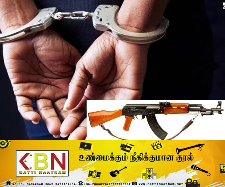 வெவ்வேறு பகுதிகளில் மூன்று துப்பாக்கிகளுடன் ஓய்வு பெற்ற இராணுவ சிப்பாய் உட்பட மூவர் கைது!