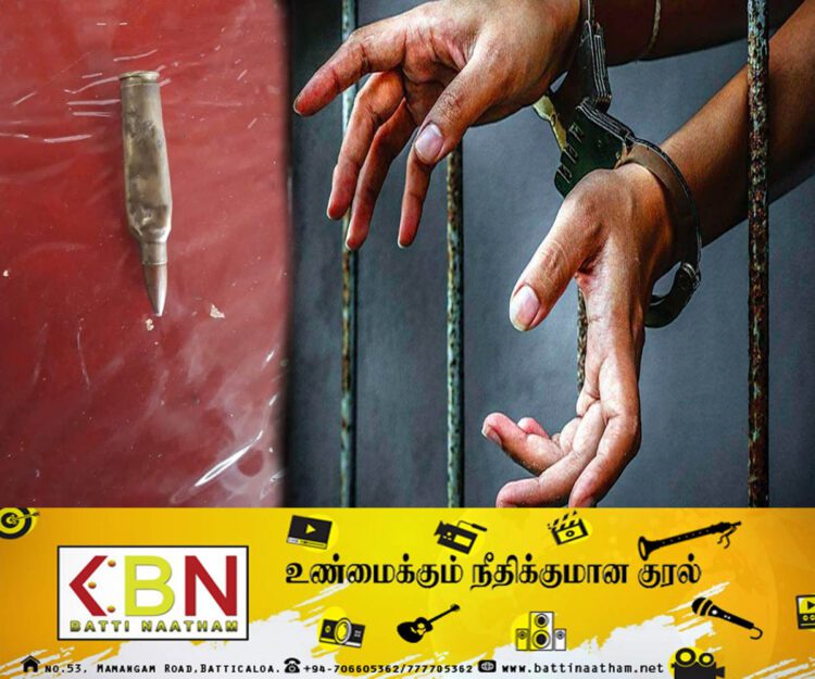 மட்டக்களப்பில் ஏற்பாடு செய்யப்பட்ட ரணிலின் தேர்தல் பிரச்சார கூட்டத்தில் துப்பாக்கி ரவையுடன் இளைஞன் கைது!