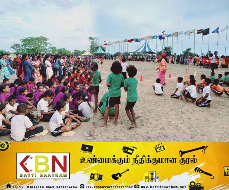 மட்டக்களப்பு மேற்கு கல்வி வலயத்தின் சிறுவர் மெய்வல்லுனர் விளையாட்டுவிழா!