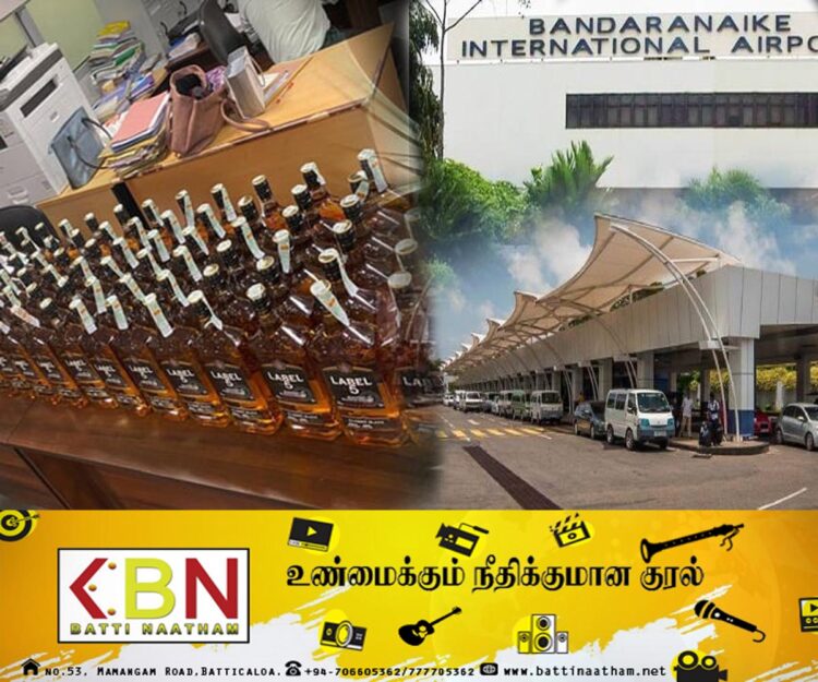 கட்டுநாயக்க விமான நிலையத்தில் உள்ள வாகன தரிப்பிடத்தில் மதுபான விற்பனையில் ஈடுபட்டு வந்தவர் கைது!