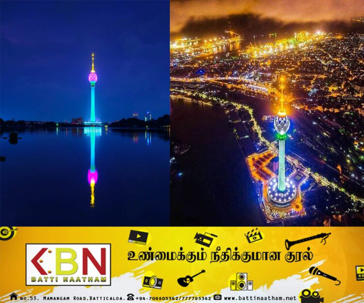 இன்று இரவு சிவப்பு நிறத்தில் ஒளிரப்போகும் கொழும்பு தாமரை கோபுரம்!