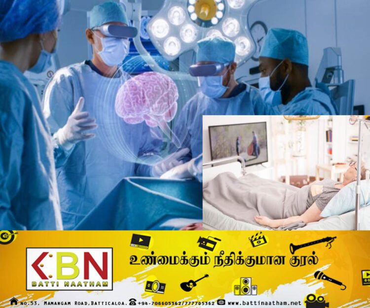 திரைப்பட நகைச்சுவை காட்சிகளை காண்பித்து பெண்ணுக்கு அறுவை சிகிச்சை!