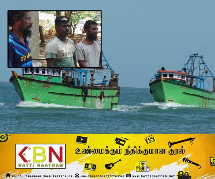 இந்திய கடற்பரப்பிற்குள் மீன் பிடித்த இலங்கை கடற்றொழிலாளர்கள் கைது!