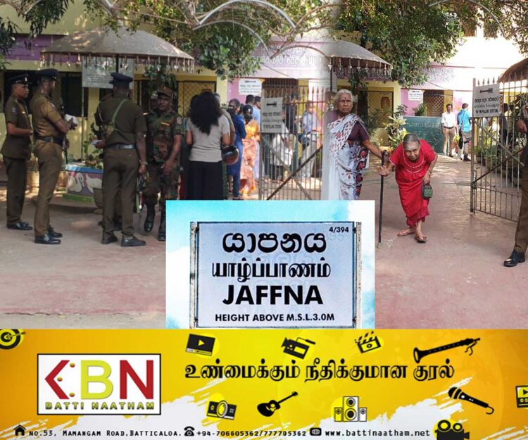 யாழ் மாவட்டத்தில் அமைதியான முறையில் நடைபெறும் வாக்களிப்பு நடவடிக்கைகள்!
