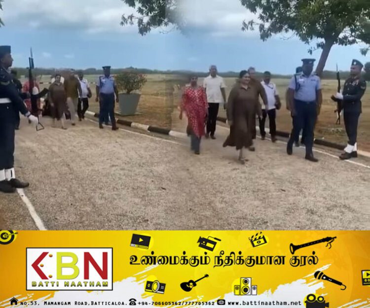 சஜித் பிரேமதாசவின் மனைவிக்கு ஆயுத வணக்கம்?; சர்ச்சையை ஏற்படுத்திய சமூக ஊடக காணொளி!