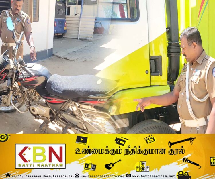 கல்லடி பிரதான வீதியில் விபத்து; காத்தான்குடி பெண் உயிரிழப்பு!