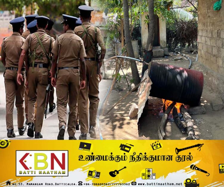 கிளிநொச்சி பகுதியில் கசிப்பு உற்பத்தி செய்த பெண் கைது!