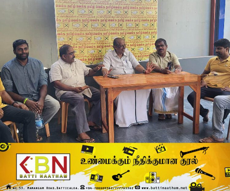 அரியநேத்திரனை நேரில் சென்று சந்தித்த மாவை சேனாதிராஜா!