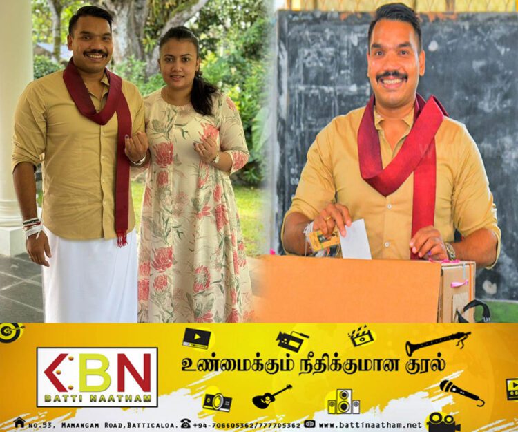 ஜனாதிபதி தேர்தலில் வாக்களித்தார் நாமல்!