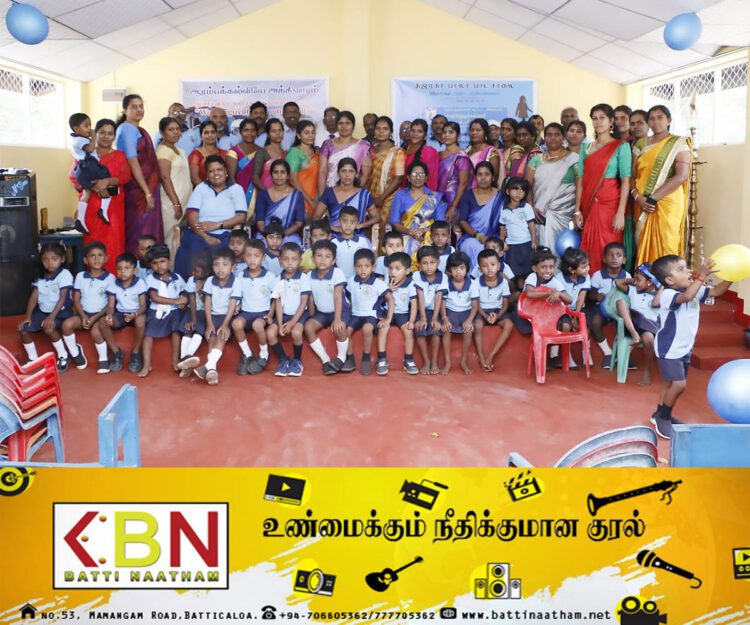 சிறுவர்கள் கல்வி மேம்பாட்டு அமைப்பினரால் மூதூர் கஜமுகா பாலர் பாடசாலை புனர்நிர்மாணம் செய்யப்பட்டு மீள கையளிக்கப்பட்டது!