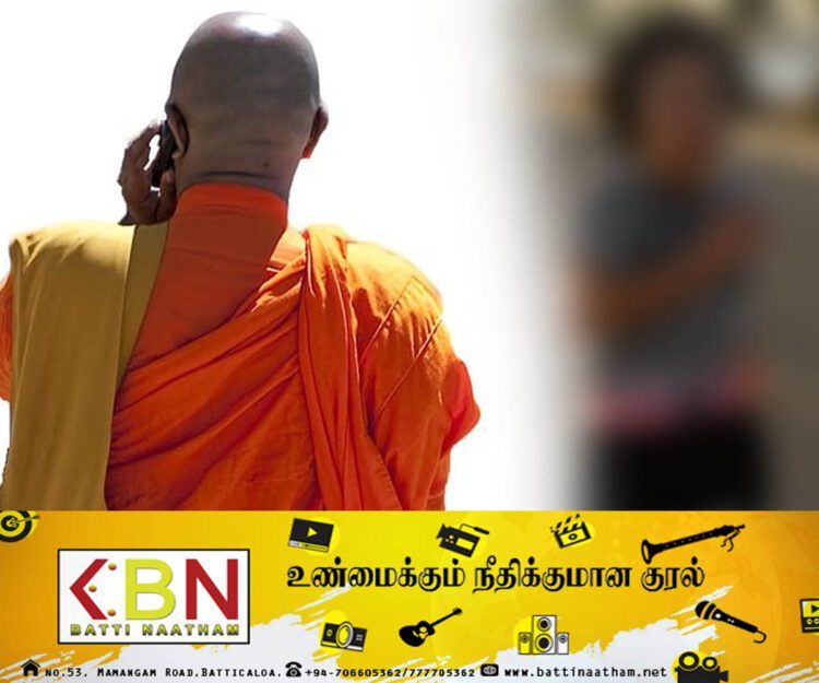 வெளிநாட்டு பெண்ணை கடத்த முயன்ற பிக்கு!