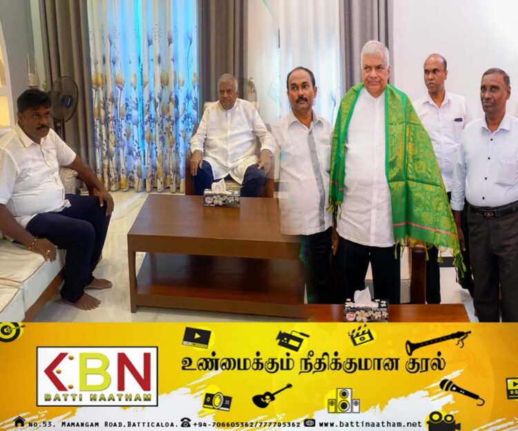 மன்னார் மாவட்டத்தில் சார்ள்ஸ் நிர்மலநாதனை சந்தித்த ஜனாதிபதி ரணில்!