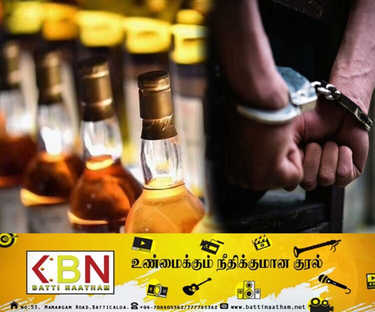 சட்டவிரோத மதுபானத்துடன் நபர் ஒருவர் கைது!