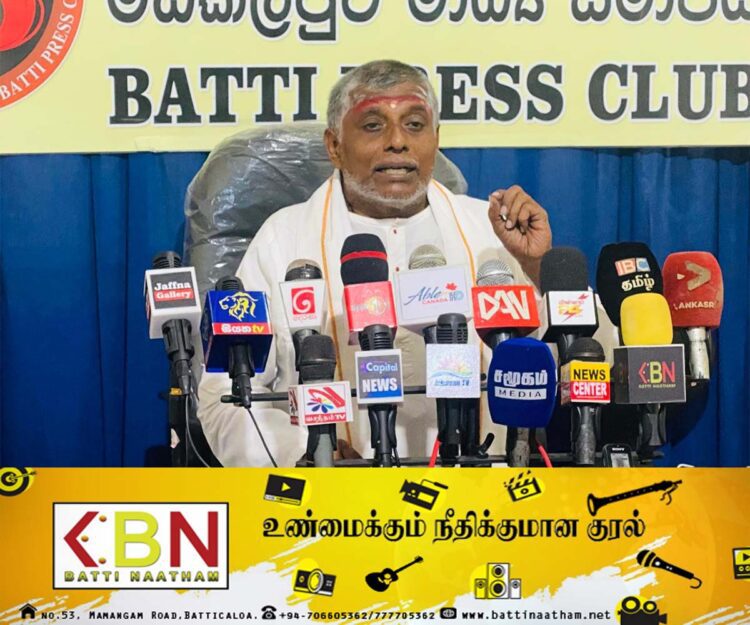 ஆட்சிக்கு வந்த பின் தமிழ் மக்கள் பற்றி சிந்திக்காத சிங்கள ஆட்சியாளர்கள்; சங்கு சின்னத்திற்கு வாக்களிக்குமாறு யோகேஸ்வரன் தெரிவிப்பு!