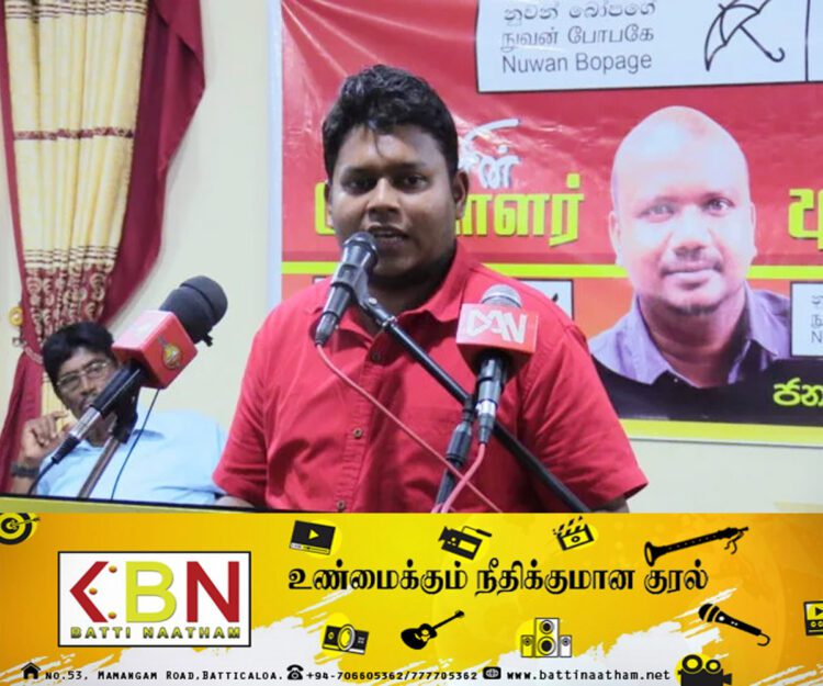 தமிழீழ விடுதலைப் புலிகளின் எழுச்சிப் பாடல்களோடு மட்டக்களப்பில் தேர்தல் பிரச்சாரம்!