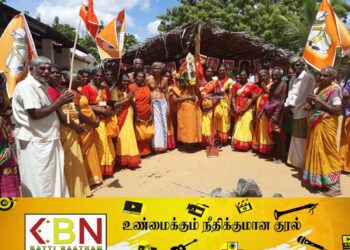 மூதூர் தங்கபுரம் விநாயகர் ஆலயத்திலிருந்து வெருகல் நோக்கி பாத யாத்திரை!