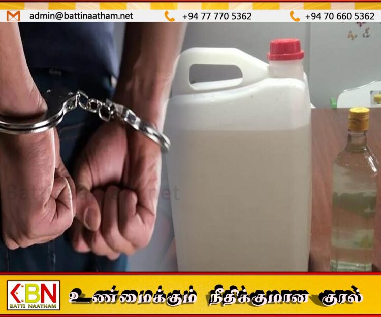 யாழில் கசிப்புடன் ஒருவர் கைது