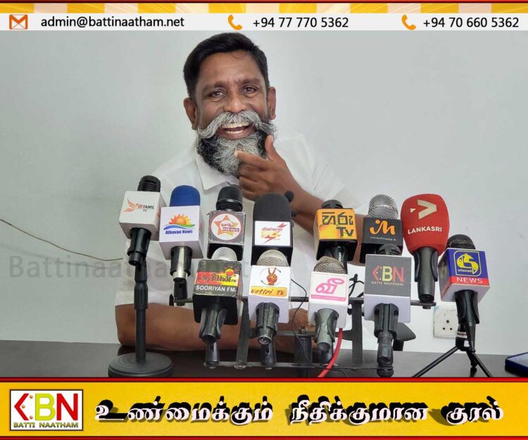 எதிரிகளின் சவால்களுக்கு நாங்கள் அஞ்சப் பேவதில்லை; பிள்ளையானுக்கு சவால் விடுத்துள்ள மோகன்