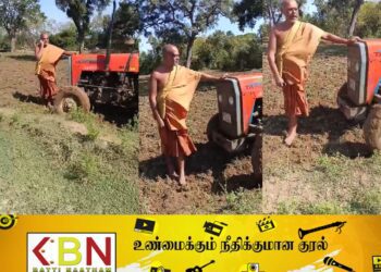 திருகோணமலையில் உழவுப் பணிகள் செய்யவிடாமல் குழப்பம் ஏற்படுத்தும் பிக்கு!