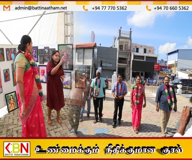 மட்டக்களப்பு காந்தி பூங்காவில் ‘கிழக்கின் ஓவியத் திருவிழா’ கண்காட்சி