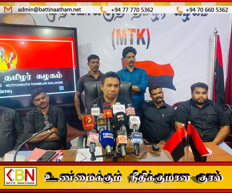 தமிழர்களின் பிரதிநிதித்துவத்தை பாதுகாக்க தன்னை அர்ப்பணித்துள்ளதாக கூறும் வியாழேந்திரன்; சங்குக்கு ஆதரவு!