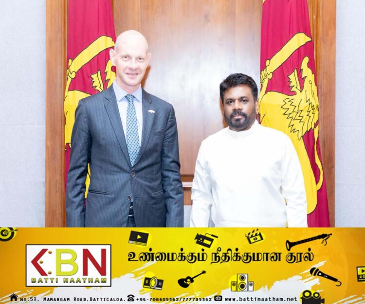 ஜனாதிபதி அநுரவை சந்தித்த அவுஸ்திரேலிய உயர்ஸ்தானிகர்!