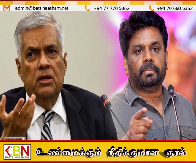 ரணில் பொய் சொல்லுகிறார்; அனுர குற்றச்சாட்டு