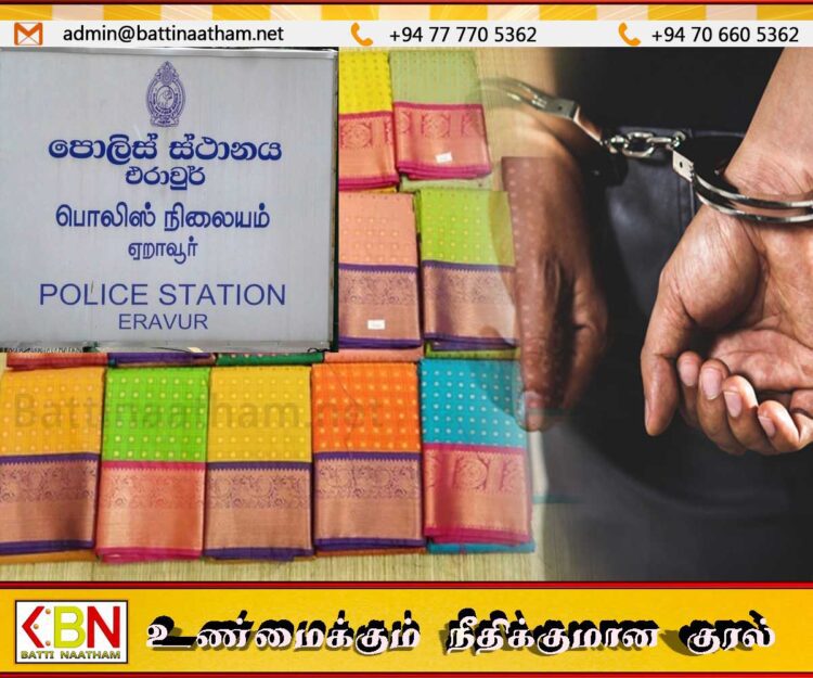 ஏறாவூரில் சட்டவிரோதமாக தங்கியிருந்து புடவை வியாபாரத்தில் ஈடுபட்ட இந்தியர்கள் கைது
