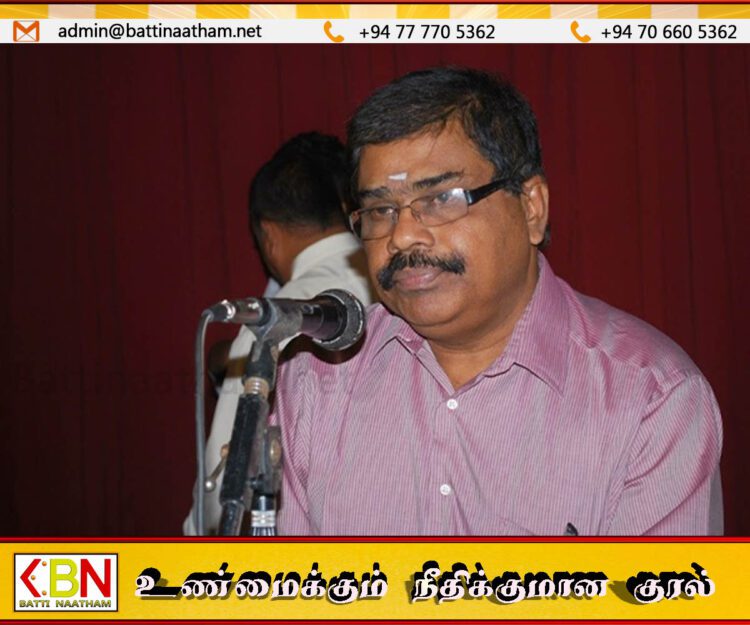 ஊடகங்களில் பொய் செய்தி பரவுவதாக அரியநேந்திரன் குற்றச்சாட்டு!