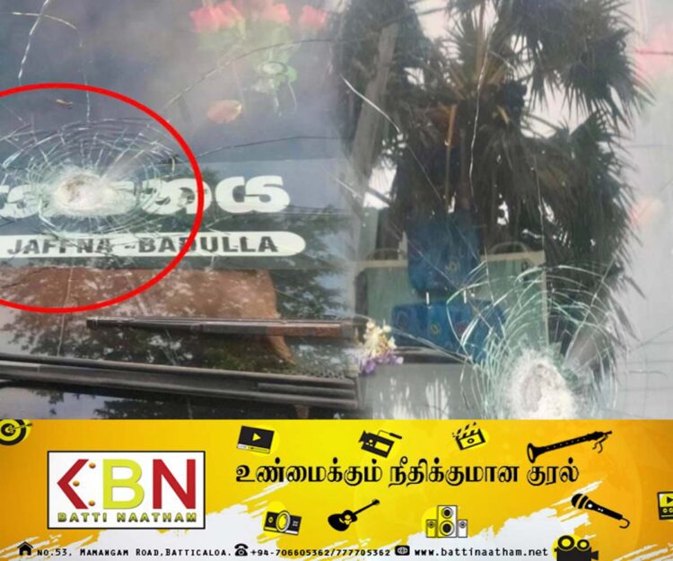 யாழ் நோக்கி பயணித்த பேருந்துக்கள் மீது கல்வீச்சுத் தாக்குதல்; பொலிஸார் தீவிர விசாரணை!