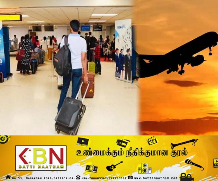 வேலைவாய்ப்புக்காக வெளிநாடு செல்லும் இலங்கையர்களின் எண்ணிக்கை அதிகரிப்பு!