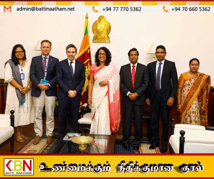 ஐக்கிய நாடுகளின் இலங்கைக்கான வதிவிட பிரதிநிதி மற்றும் பிரதமருக்கிடையில் சந்திப்பு