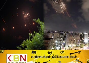 இஸ்ரேல் மீது ஈரான் தொடர் ஏவுகணை தாக்குதல்!