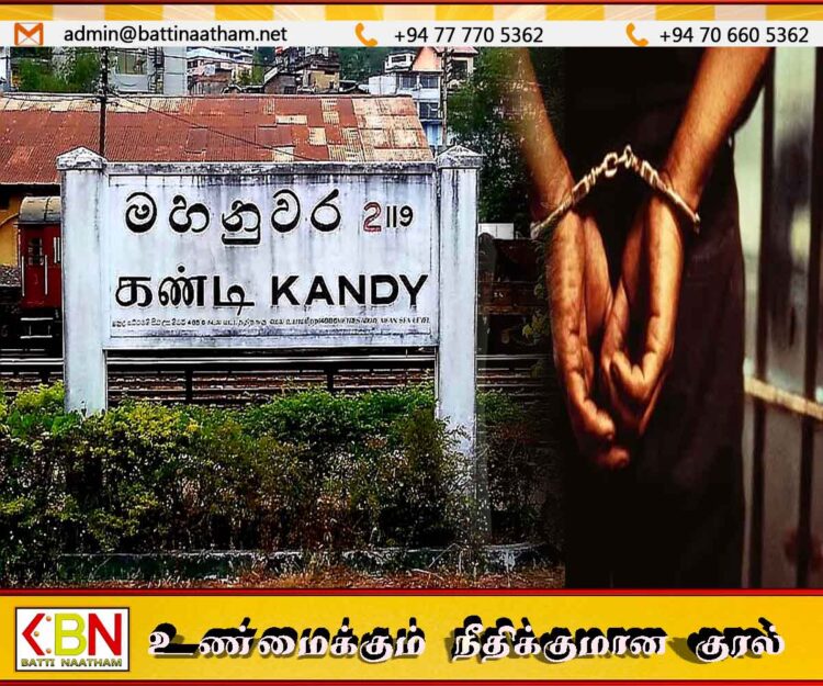 கண்டியில் இரத்தின கற்களுடன் மூவர் கைது