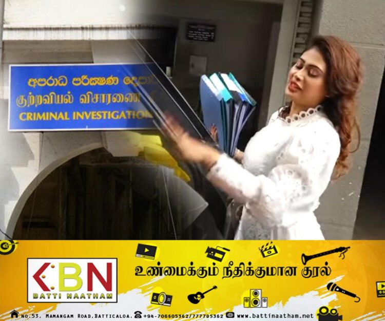 நடிகை பியூமி ஹன்சமாலியிடம் புலனாய்வு பிரிவினர் 9 மணி நேர விசாரணை!